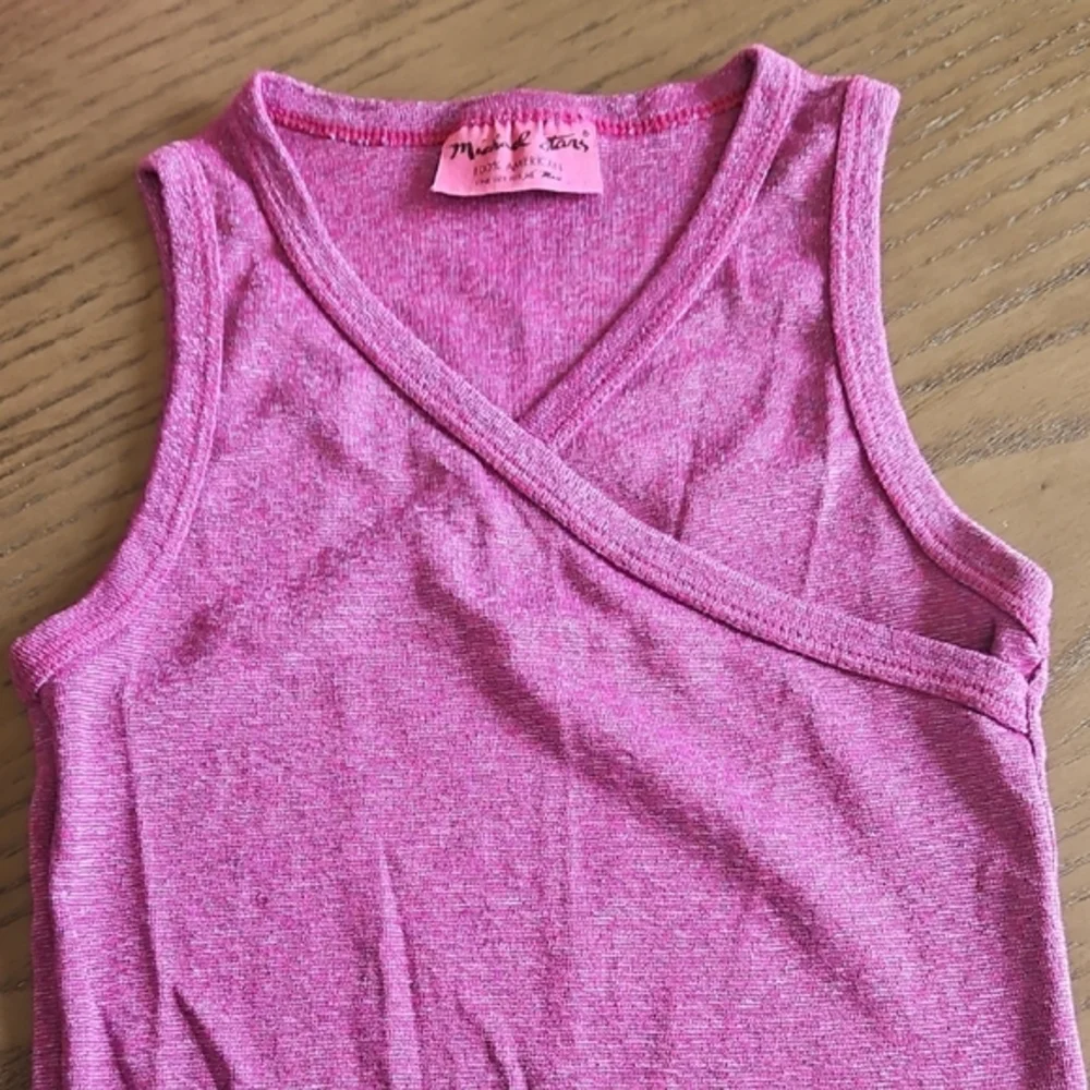 Michael Stars‎ Purple Metallic Stretch Tank OSFM - Picture 3 of 6